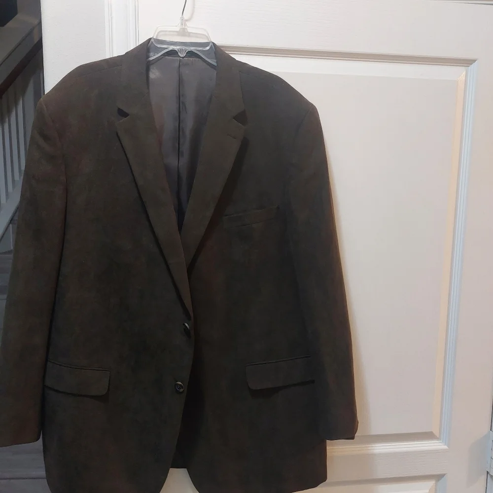 Andrew Fezza Men's Two Button Down Blazer Size 52L